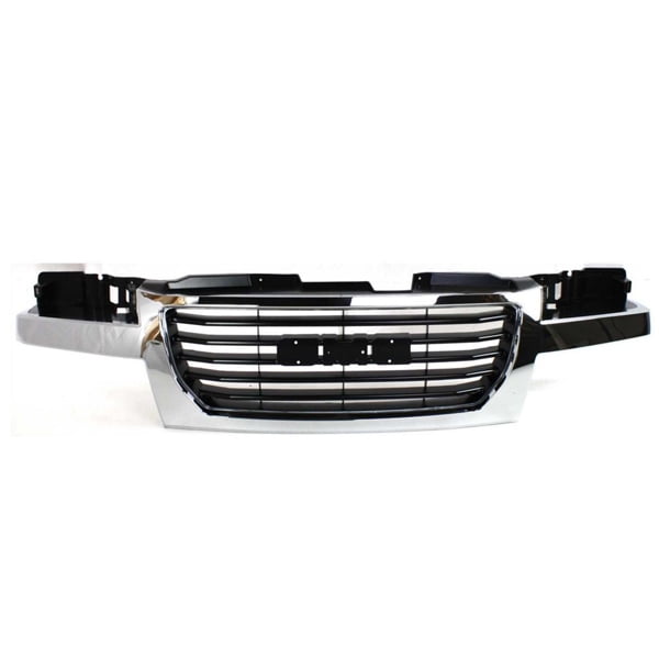 Chromed Shell Trim Grille With Black Insert Fits For 04-12 GMC Canyon 12335793